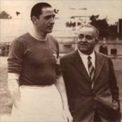 Silvio Piola (z lewej)